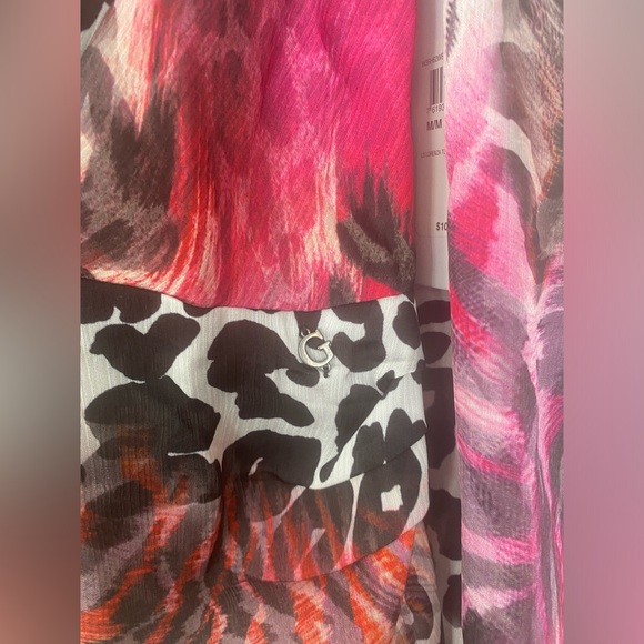 Multicoloured Animal Print Blouse - Size M - Picture 9 of 12